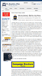 Mobile Screenshot of betaalpha.com